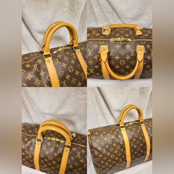 Authentic Louis Vuitton Keepall 50 luggage travel duffel bag - Picture 6 of 16
